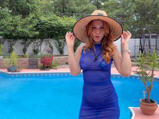 TrophyWifeNat - home wrecking Next door neighbor has a Pool Party